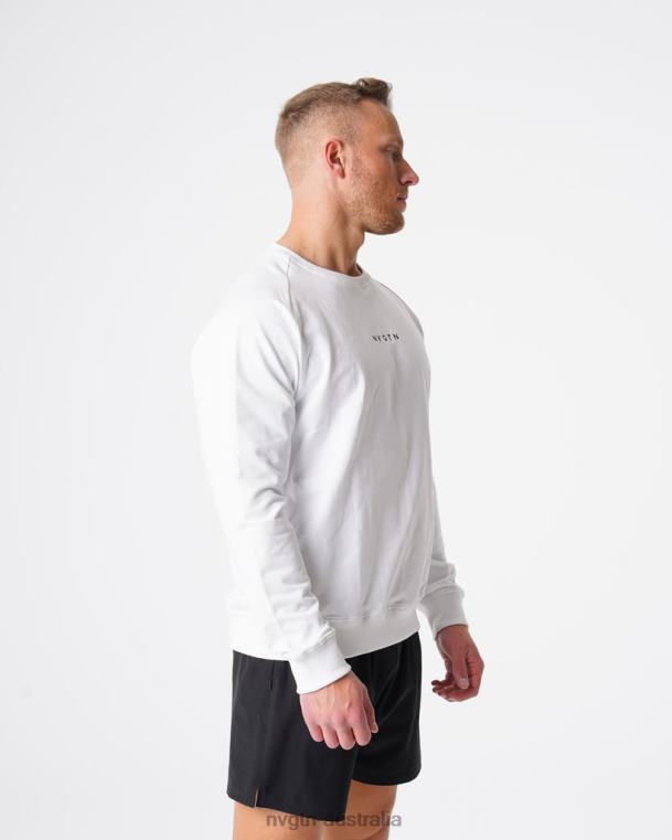 Men Crew Neck Sweatshirt 04060791 White Tops NVGTN