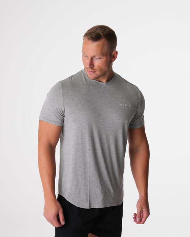Men Tech Fitted Tee 04060759 Grey Tops NVGTN