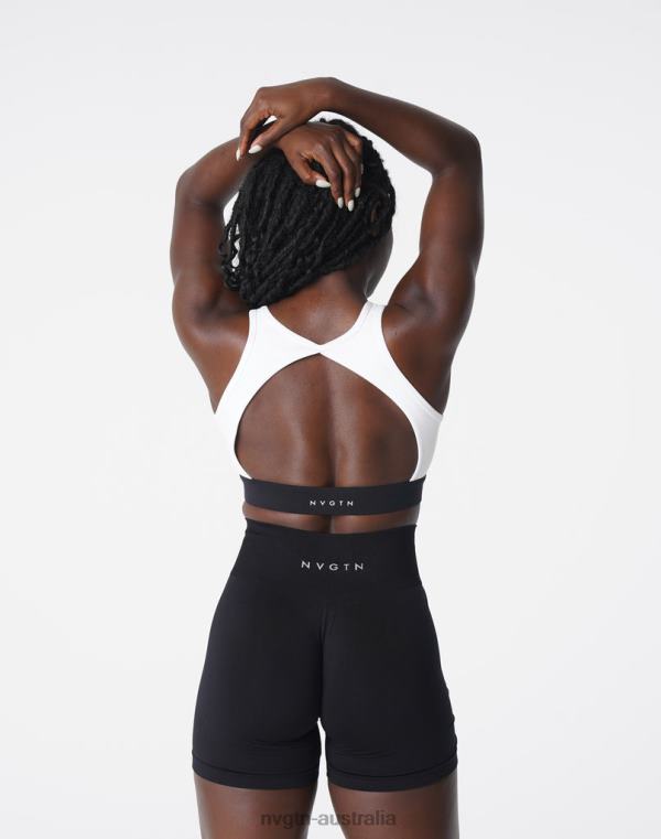 Women Agility Bra 04060174 White Fitness NVGTN