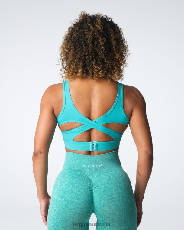 Women Allure Bra 04060180 Turquoise Fitness NVGTN