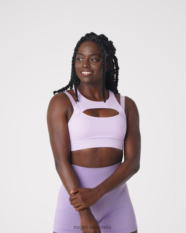 Women Apex Bra 04060209 Lavender Fitness NVGTN