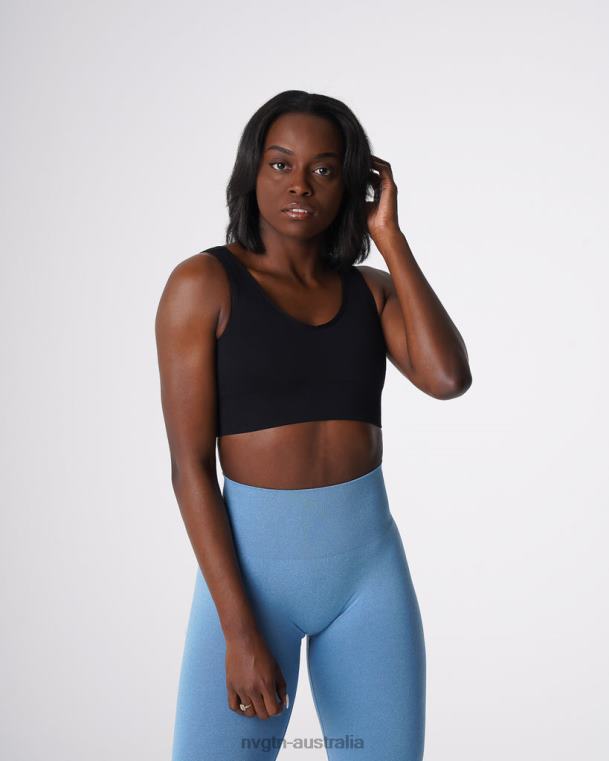 Women Elevate Seamless Bra 0406068 Black Fitness NVGTN