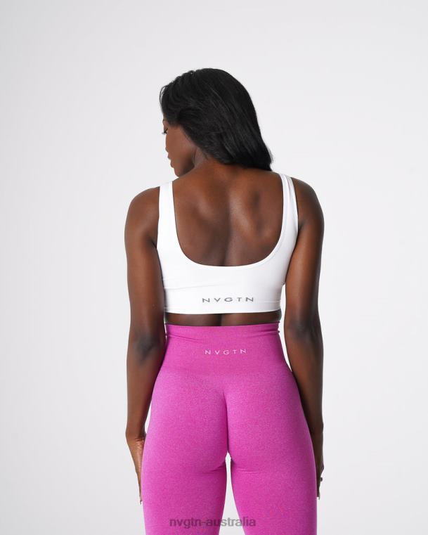 Women Elevate Seamless Bra 0406069 White Fitness NVGTN