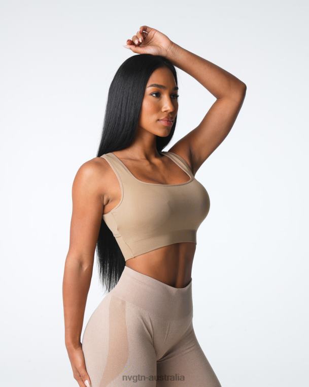 Women Empower Seamless Bra 040603 Beige Fitness NVGTN