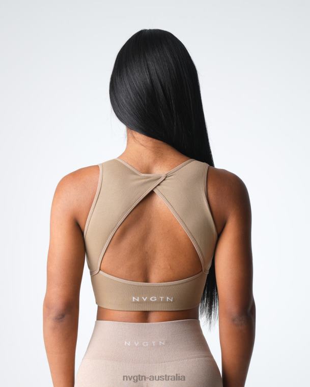 Women Empower Seamless Bra 040603 Beige Fitness NVGTN
