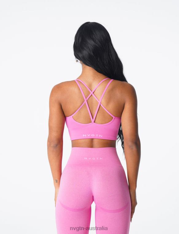 Women Flourish Seamless Bra 04060168 Bubble Gum Pink Fitness NVGTN