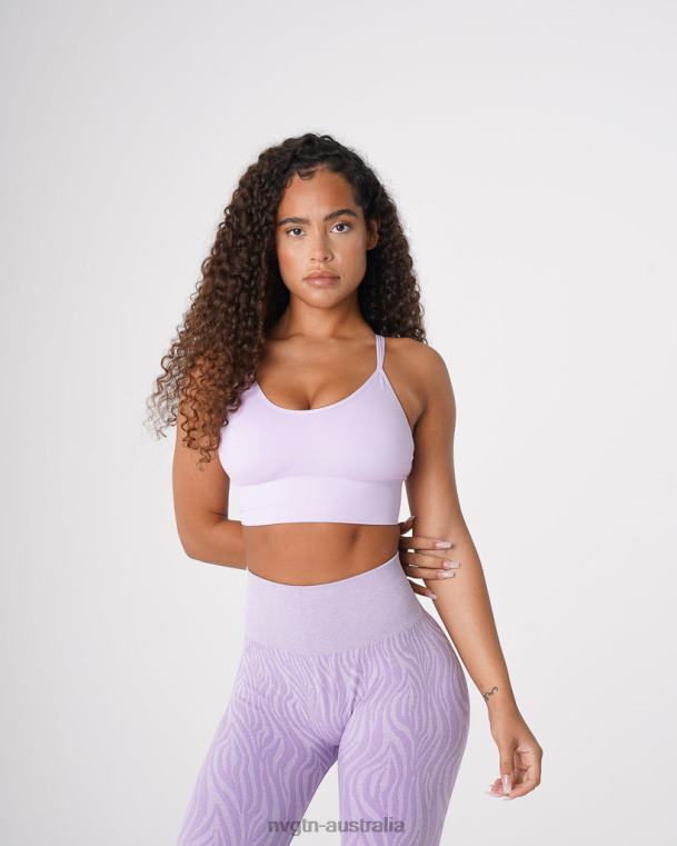 Women Flourish Seamless Bra 0406059 Lavender Fitness NVGTN