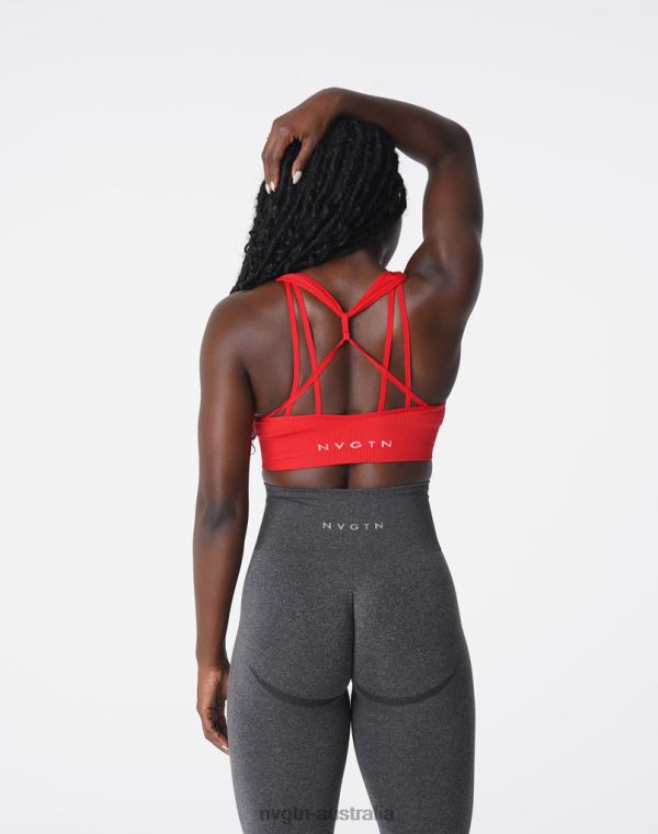 Women Galaxy Ribbed Seamless Bra 04060167 Scarlet Fitness NVGTN