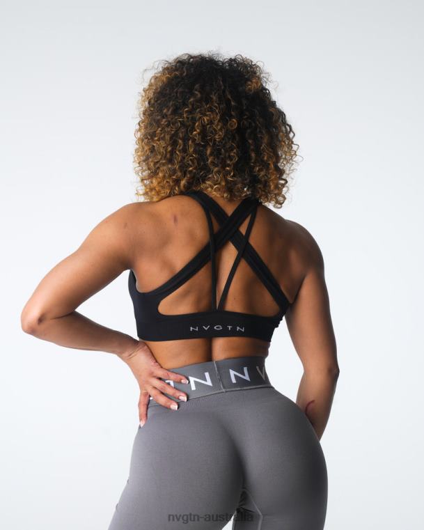 Women Inspire Seamless Bra 0406013 Black Fitness NVGTN