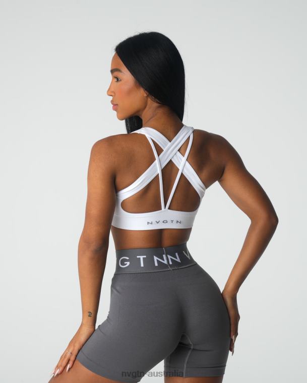 Women Inspire Seamless Bra 0406014 White Fitness NVGTN