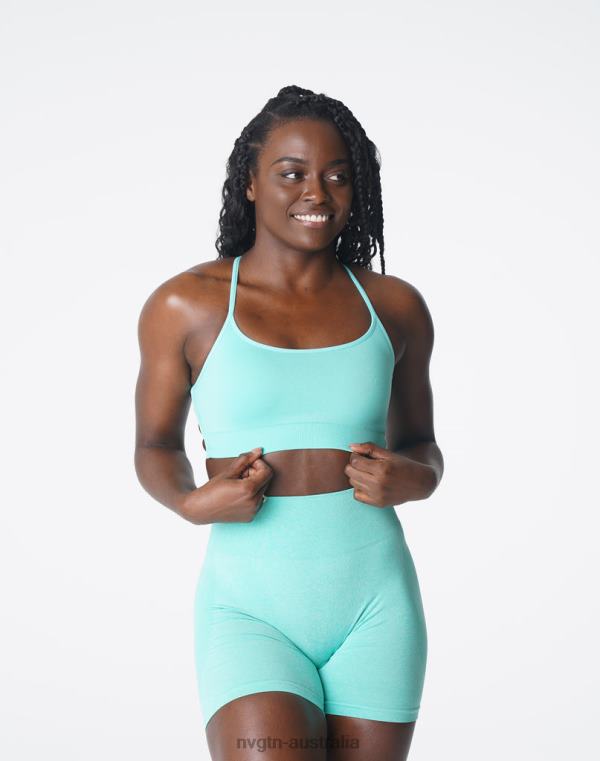 Women Invincible Seamless Bra 04060122 Mint Fitness NVGTN