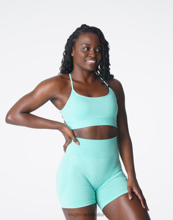 Women Invincible Seamless Bra 04060122 Mint Fitness NVGTN