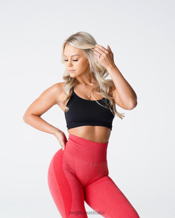 Women Invincible Seamless Bra 0406025 Black Fitness NVGTN