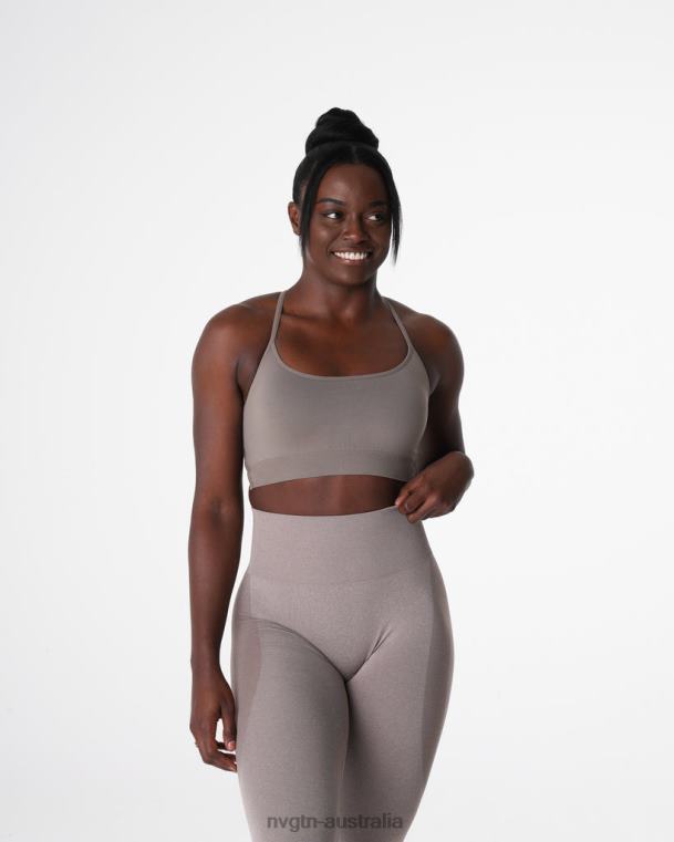 Women Invincible Seamless Bra 0406027 Taupe Fitness NVGTN