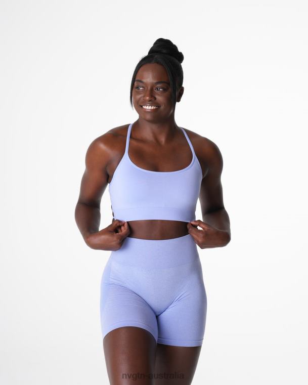 Women Invincible Seamless Bra 0406028 Periwinkle Fitness NVGTN