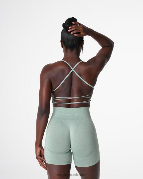 Women Invincible Seamless Bra 0406029 Sage Green Fitness NVGTN