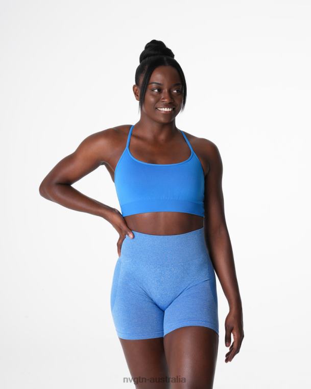 Women Invincible Seamless Bra 0406030 Ocean Blue Fitness NVGTN