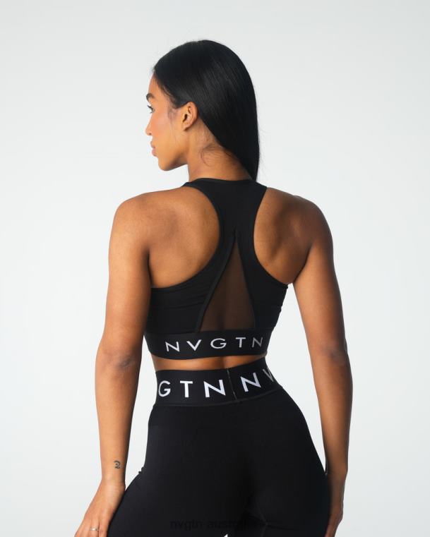 Women Legacy Sport Seamless Bra 0406021 Black Fitness NVGTN