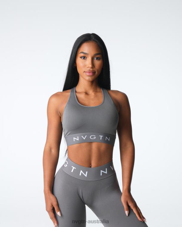 Women Legacy Sport Seamless Bra 0406022 Charcoal Fitness NVGTN