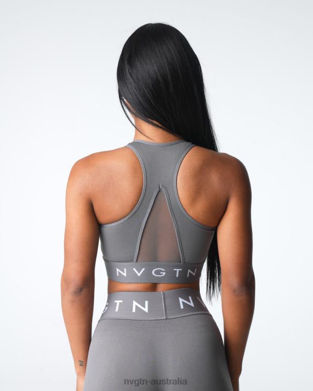 Women Legacy Sport Seamless Bra 0406022 Charcoal Fitness NVGTN