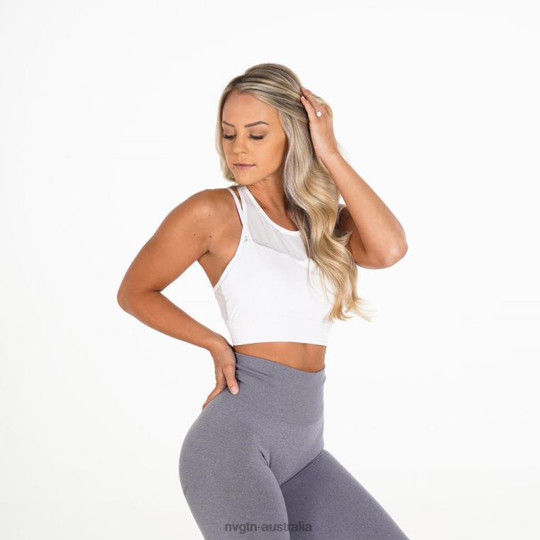Women Movement Bra 04060282 White Fitness NVGTN