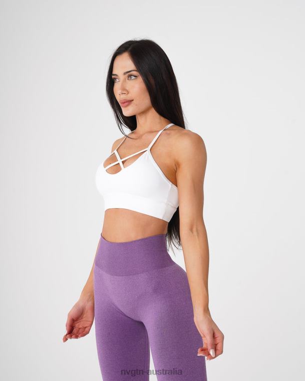Women Oasis Bra 04060182 White Fitness NVGTN