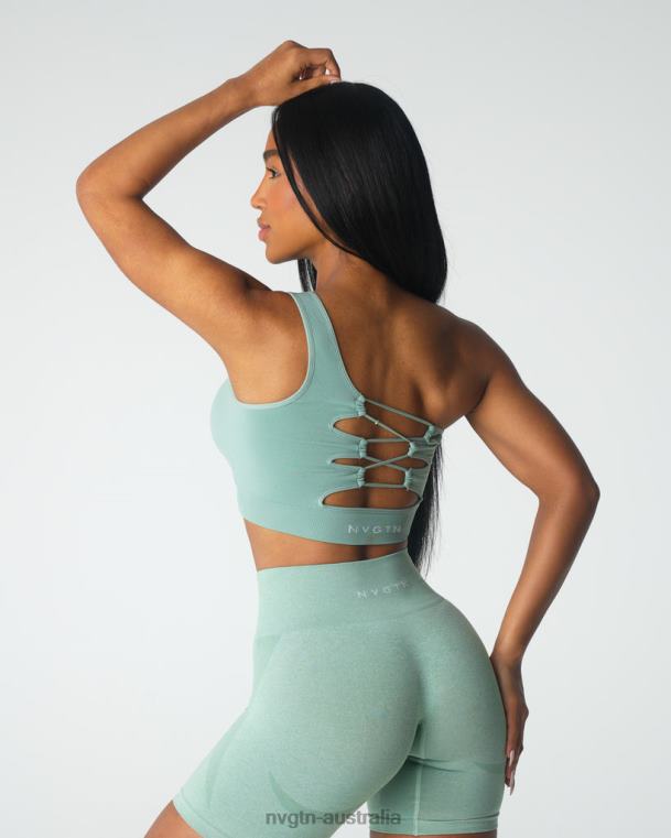 Women Passion Seamless Bra 0406037 Sage Green Fitness NVGTN