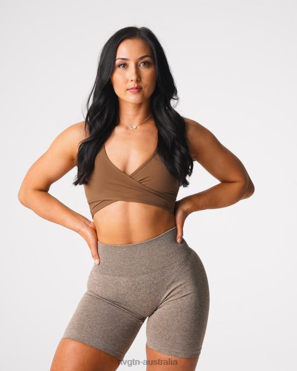 Women Radiance Bra 04060212 Mocha Fitness NVGTN
