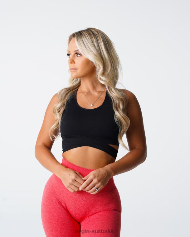 Women Sculpt Seamless Bra Top 04060202 Black Fitness NVGTN