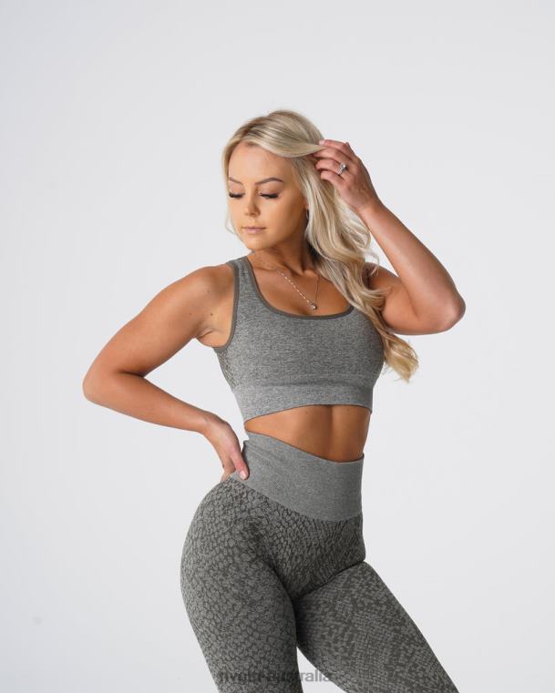 Women Snakeskin Eclipse Seamless Bra 04060221 Khaki Green Fitness NVGTN