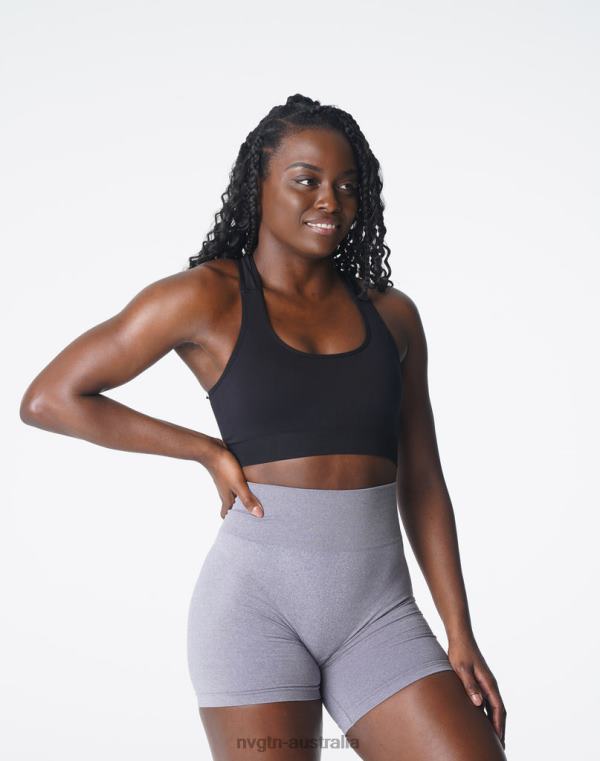 Women Surge Seamless Bra 04060128 Black Fitness NVGTN