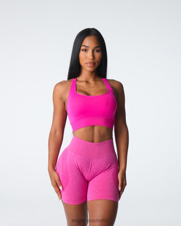 Women Thrive Seamless Bra 040607 Fuchsia Fitness NVGTN