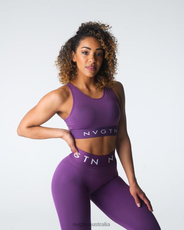 Women Trilogy Sport Seamless Bra 0406033 Amethyst Fitness NVGTN