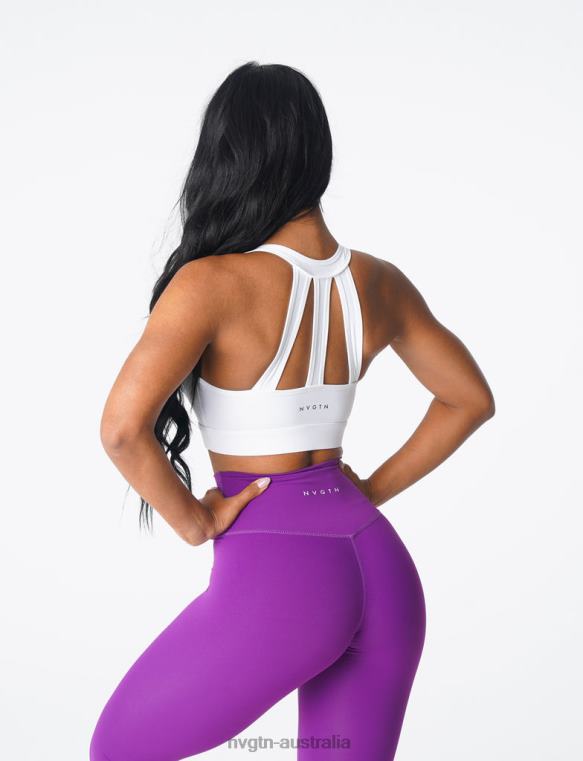 Women Trio Bra 04060188 White Fitness NVGTN