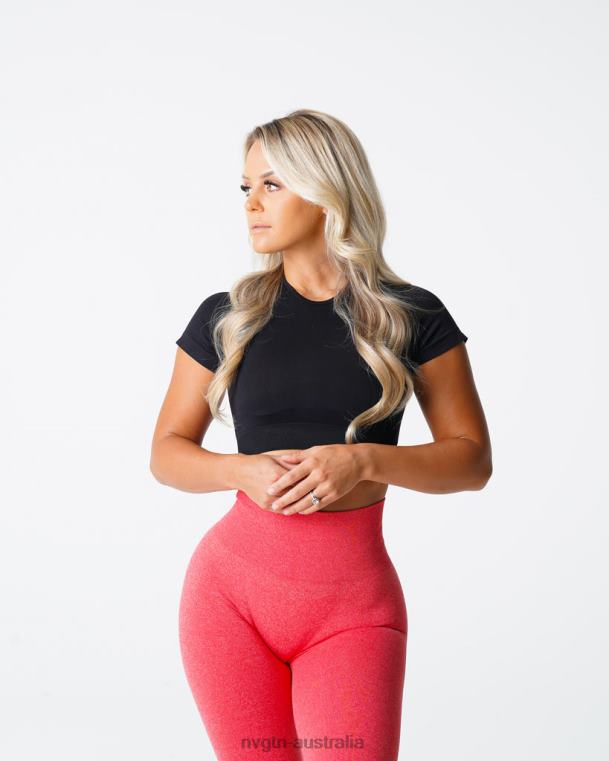 Women Vortex Seamless Bra Top 0406071 Black Fitness NVGTN