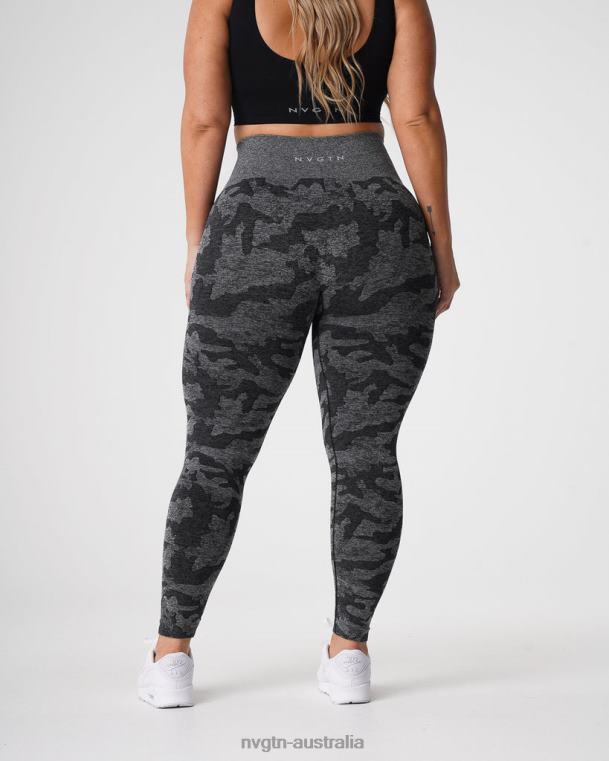 Women Camo Seamless Leggings 04060656 Black Fitness NVGTN