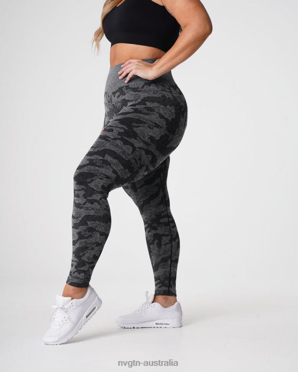 Women Camo Seamless Leggings 04060656 Black Fitness NVGTN