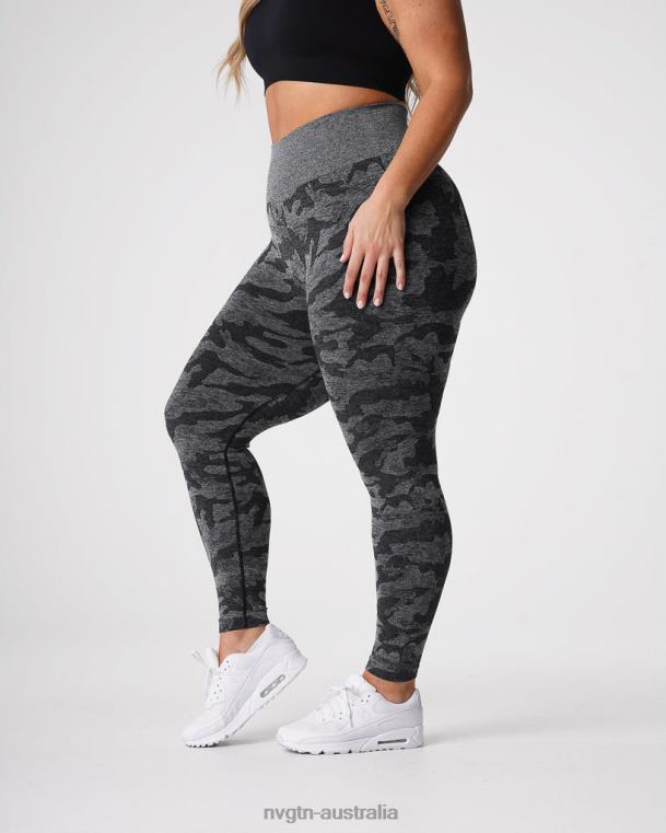 Women Camo Seamless Leggings 04060656 Black Fitness NVGTN