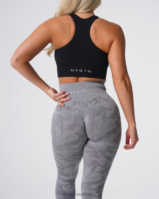 Women Camo Seamless Leggings 04060657 Grey Fitness NVGTN