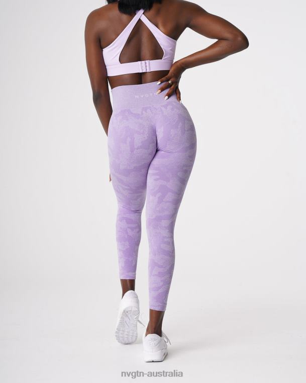 Women Camo Seamless Leggings 04060671 Lilac Fitness NVGTN
