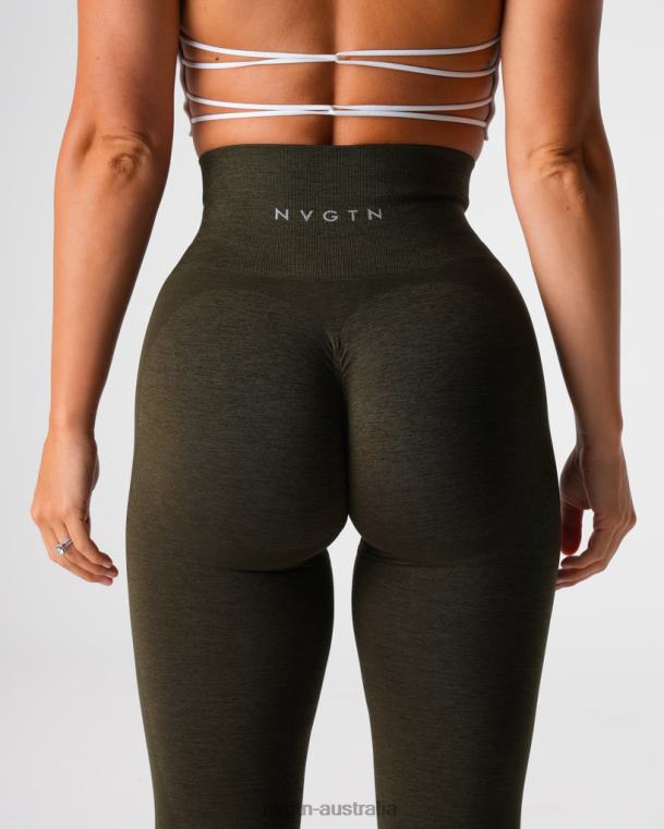 Women Contour 2.0 Seamless Leggings 04060492 Olive Fitness NVGTN