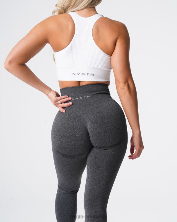 Women Contour Seamless Leggings 04060507 Black Speckled Fitness NVGTN