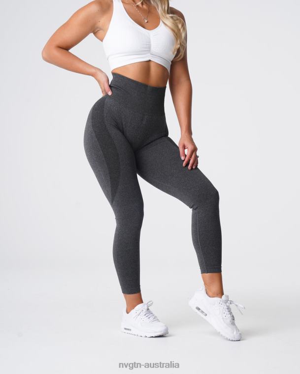 Women Contour Seamless Leggings 04060507 Black Speckled Fitness NVGTN