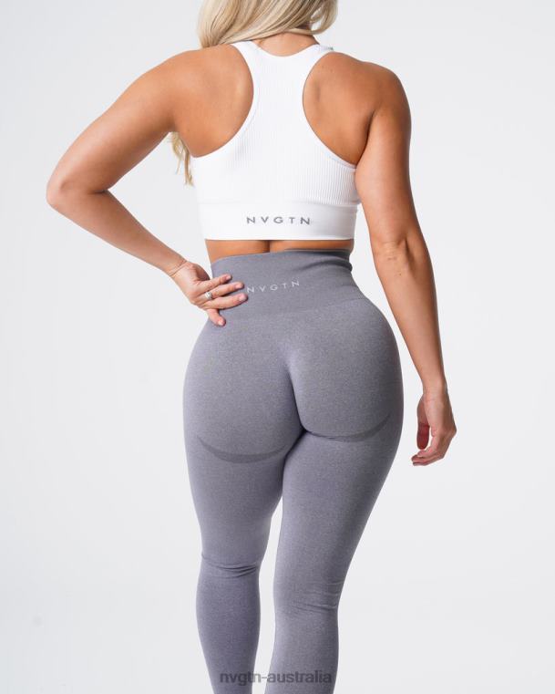 Women Contour Seamless Leggings 04060508 Grey Fitness NVGTN
