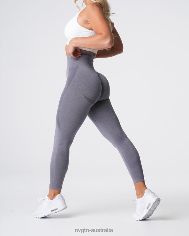 Women Contour Seamless Leggings 04060508 Grey Fitness NVGTN