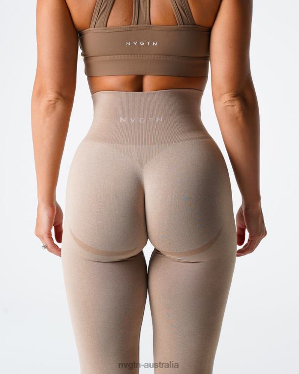 Women Contour Seamless Leggings 04060509 Beige Fitness NVGTN