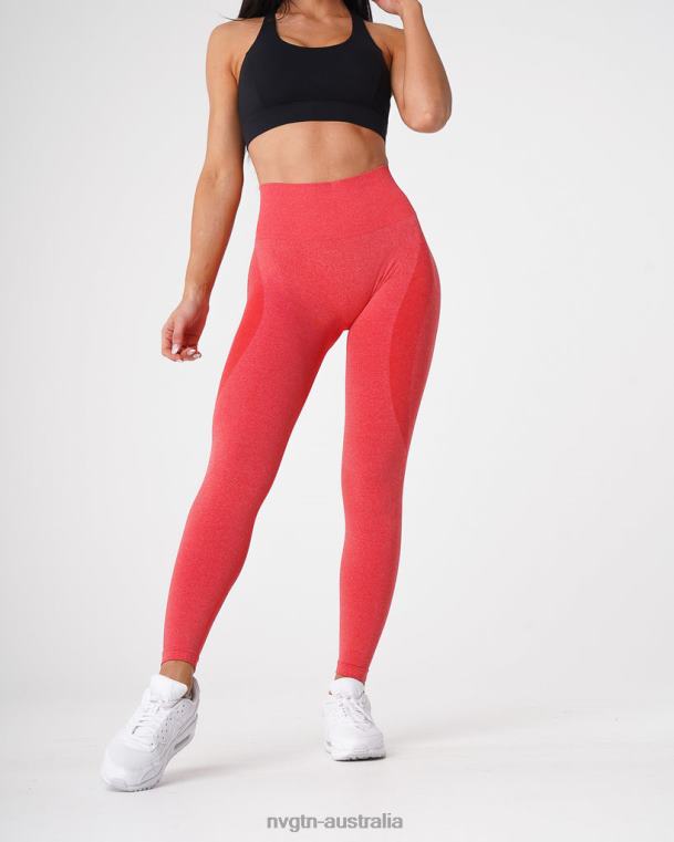 Women Contour Seamless Leggings 04060514 Candy Apple Fitness NVGTN