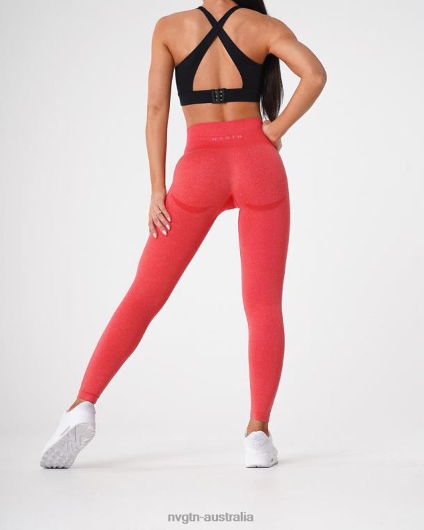 Women Contour Seamless Leggings 04060514 Candy Apple Fitness NVGTN