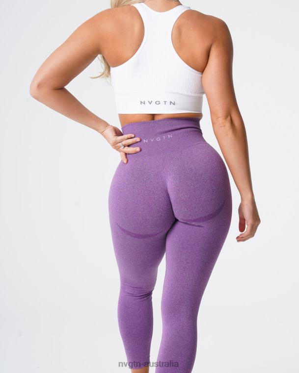 Women Contour Seamless Leggings 04060520 Violet Fitness NVGTN