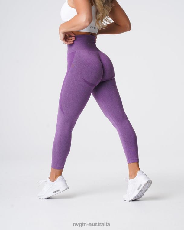 Women Contour Seamless Leggings 04060520 Violet Fitness NVGTN